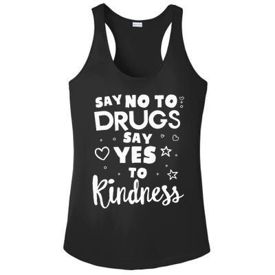 Red Ribbon Squad Week Say No To Say Yes To Be Kind Ladies PosiCharge Competitor Racerback Tank