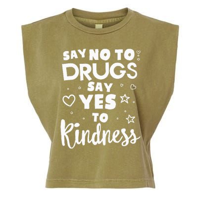 Red Ribbon Squad Week Say No To Say Yes To Be Kind Garment-Dyed Women's Muscle Tee