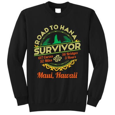 RJC Road To Hana Survivor Maui Hawaii Trip Adventure Sweatshirt