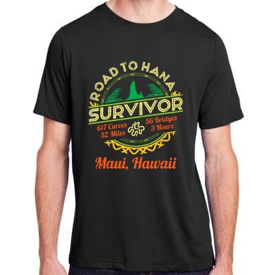 RJC Road To Hana Survivor Maui Hawaii Trip Adventure Adult ChromaSoft Performance T-Shirt