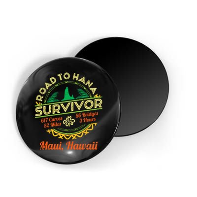 RJC Road To Hana Survivor Maui Hawaii Trip Adventure Magnet