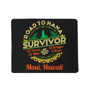 RJC Road To Hana Survivor Maui Hawaii Trip Adventure Mousepad