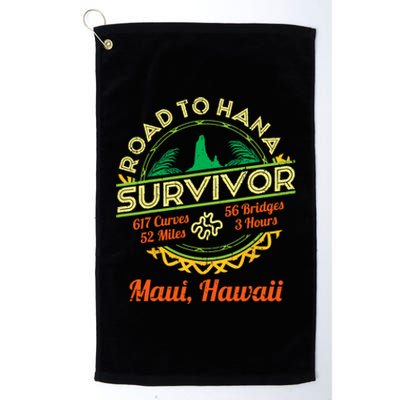 RJC Road To Hana Survivor Maui Hawaii Trip Adventure Platinum Collection Golf Towel