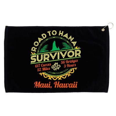 RJC Road To Hana Survivor Maui Hawaii Trip Adventure Grommeted Golf Towel