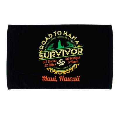 RJC Road To Hana Survivor Maui Hawaii Trip Adventure Microfiber Hand Towel