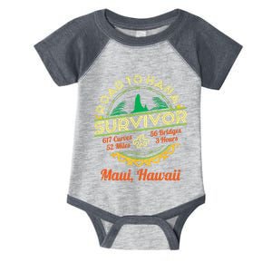 RJC Road To Hana Survivor Maui Hawaii Trip Adventure Infant Baby Jersey Bodysuit