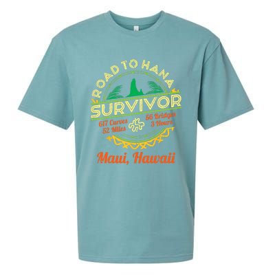 RJC Road To Hana Survivor Maui Hawaii Trip Adventure Sueded Cloud Jersey T-Shirt