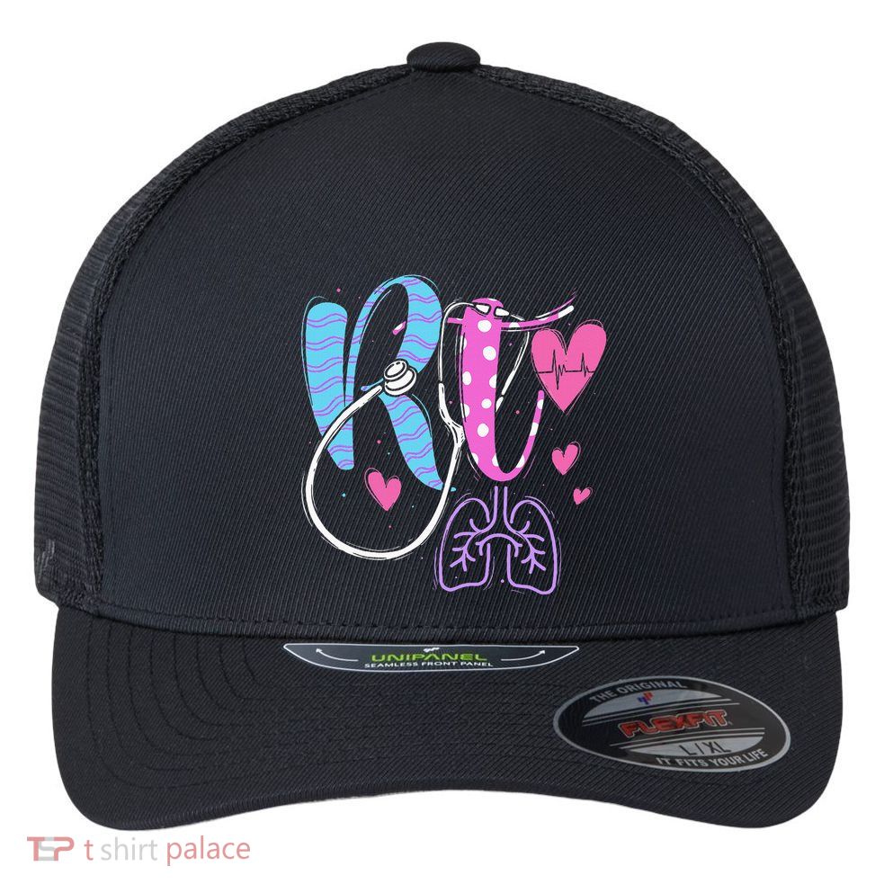 Rt Respiratory Therapist Therapy Medical Practitioner Flexfit Unipanel Trucker Cap