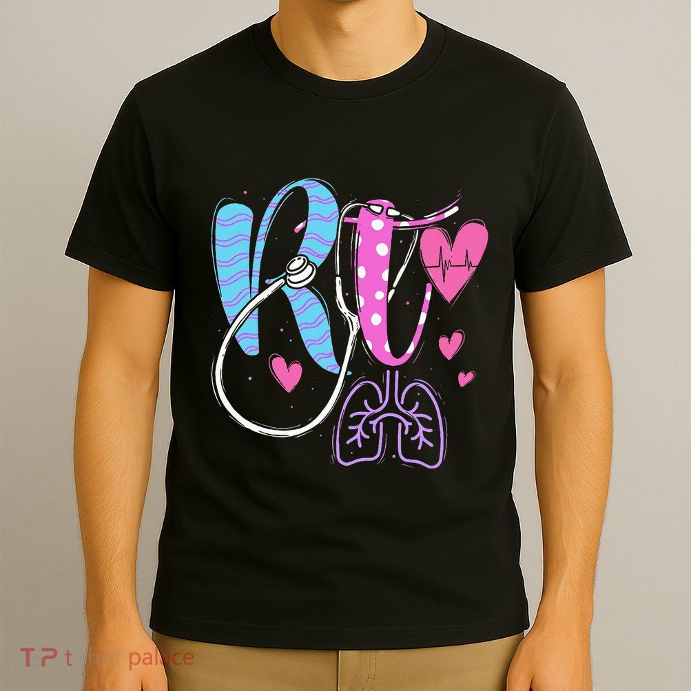 Rt Respiratory Therapist Therapy Medical Practitioner T-Shirt