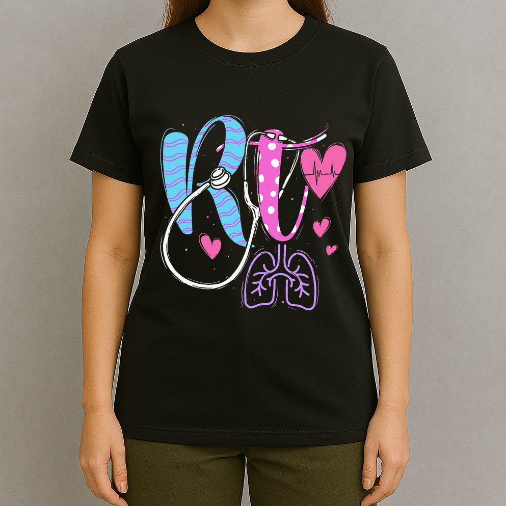 Rt Respiratory Therapist Therapy Medical Practitioner T-Shirt
