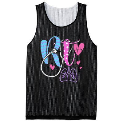 Rt Respiratory Therapist Therapy Medical Practitioner Mesh Reversible Basketball Jersey Tank