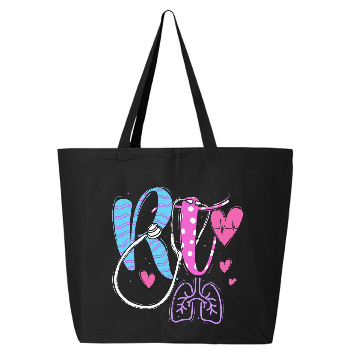 Rt Respiratory Therapist Therapy Medical Practitioner 25L Jumbo Tote