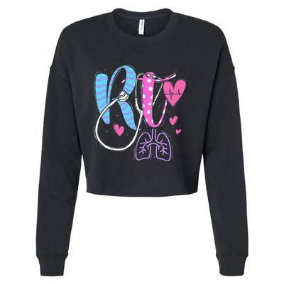 Rt Respiratory Therapist Therapy Medical Practitioner Cropped Pullover Crew