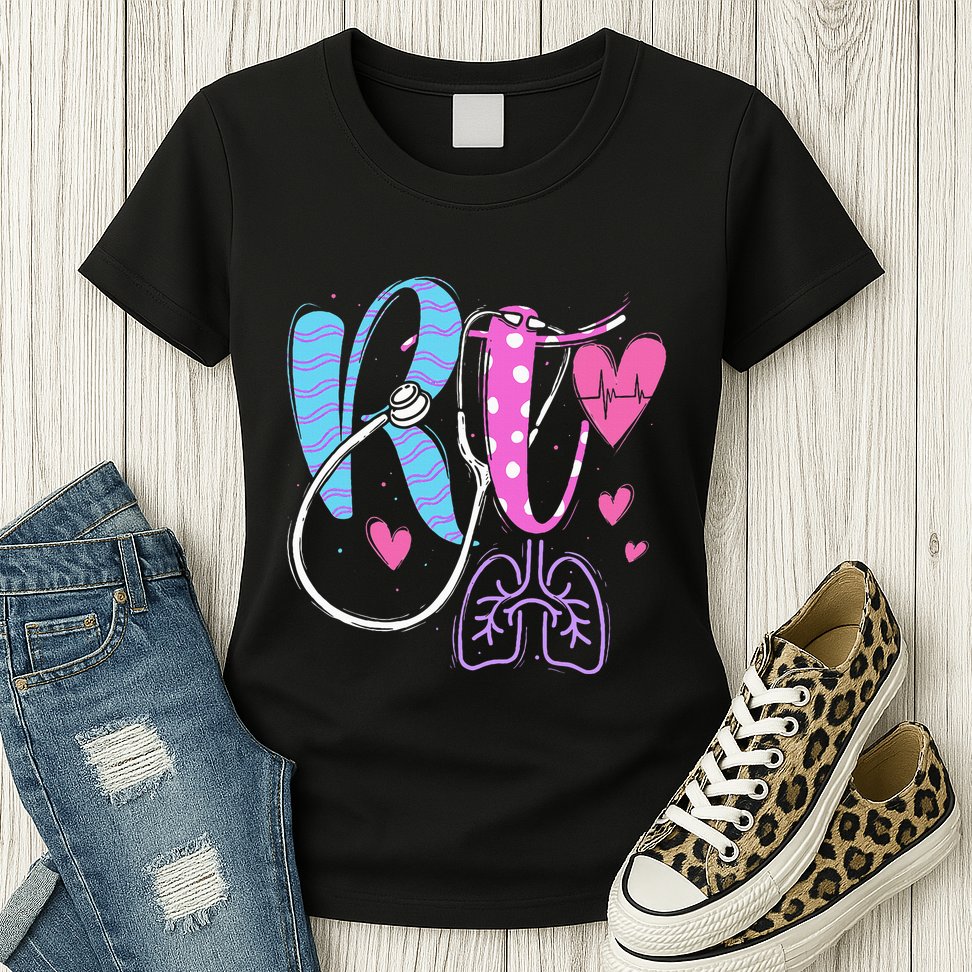 Rt Respiratory Therapist Therapy Medical Practitioner Womens T-Shirt