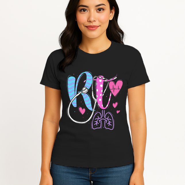 Rt Respiratory Therapist Therapy Medical Practitioner Womens T-Shirt