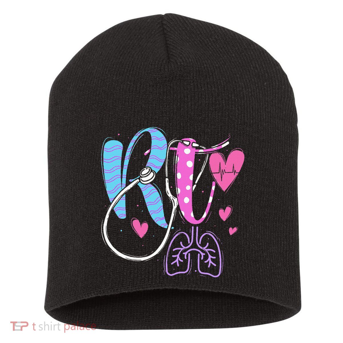 Rt Respiratory Therapist Therapy Medical Practitioner Short Acrylic Beanie