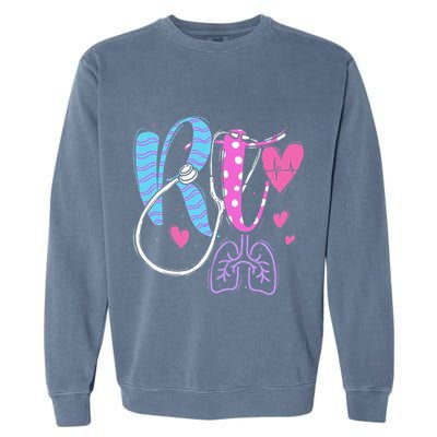 Rt Respiratory Therapist Therapy Medical Practitioner Garment-Dyed Sweatshirt