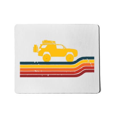 Retro Runner Tracks 4x4 Offload Camping Mousepad