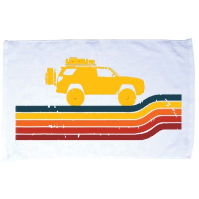 Retro Runner Tracks 4x4 Offload Camping Microfiber Hand Towel