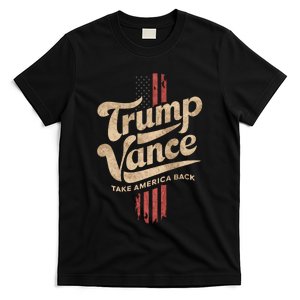 Red Retro Trump Vance T-Shirt