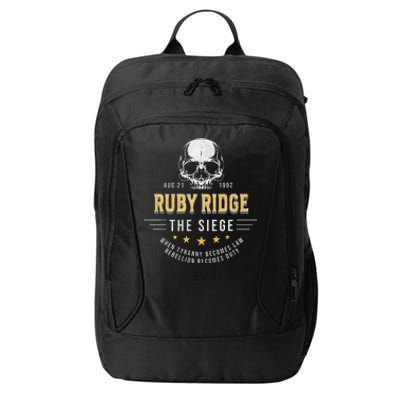 Ruby Ridge The Siege 1992 Rebellion Becomes Duty City Backpack