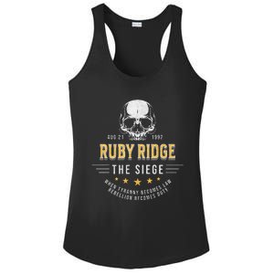 Ruby Ridge The Siege 1992 Rebellion Becomes Duty Ladies PosiCharge Competitor Racerback Tank