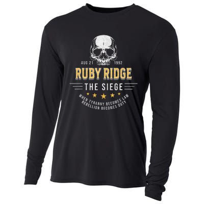 Ruby Ridge The Siege 1992 Rebellion Becomes Duty Cooling Performance Long Sleeve Crew