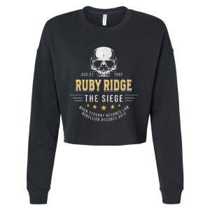 Ruby Ridge The Siege 1992 Rebellion Becomes Duty Cropped Pullover Crew