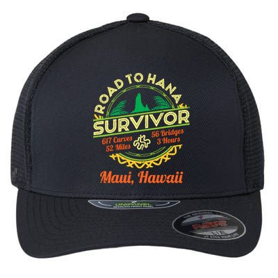 Rjc Road To Hana Survivor Maui Hawaii Trip Adventure Flexfit Unipanel Trucker Cap