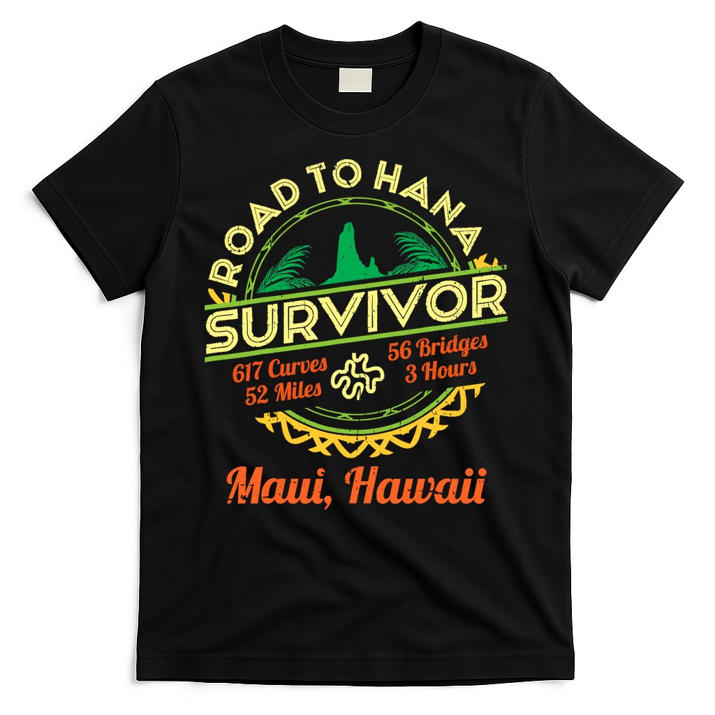 Rjc Road To Hana Survivor Maui Hawaii Trip Adventure T-Shirt