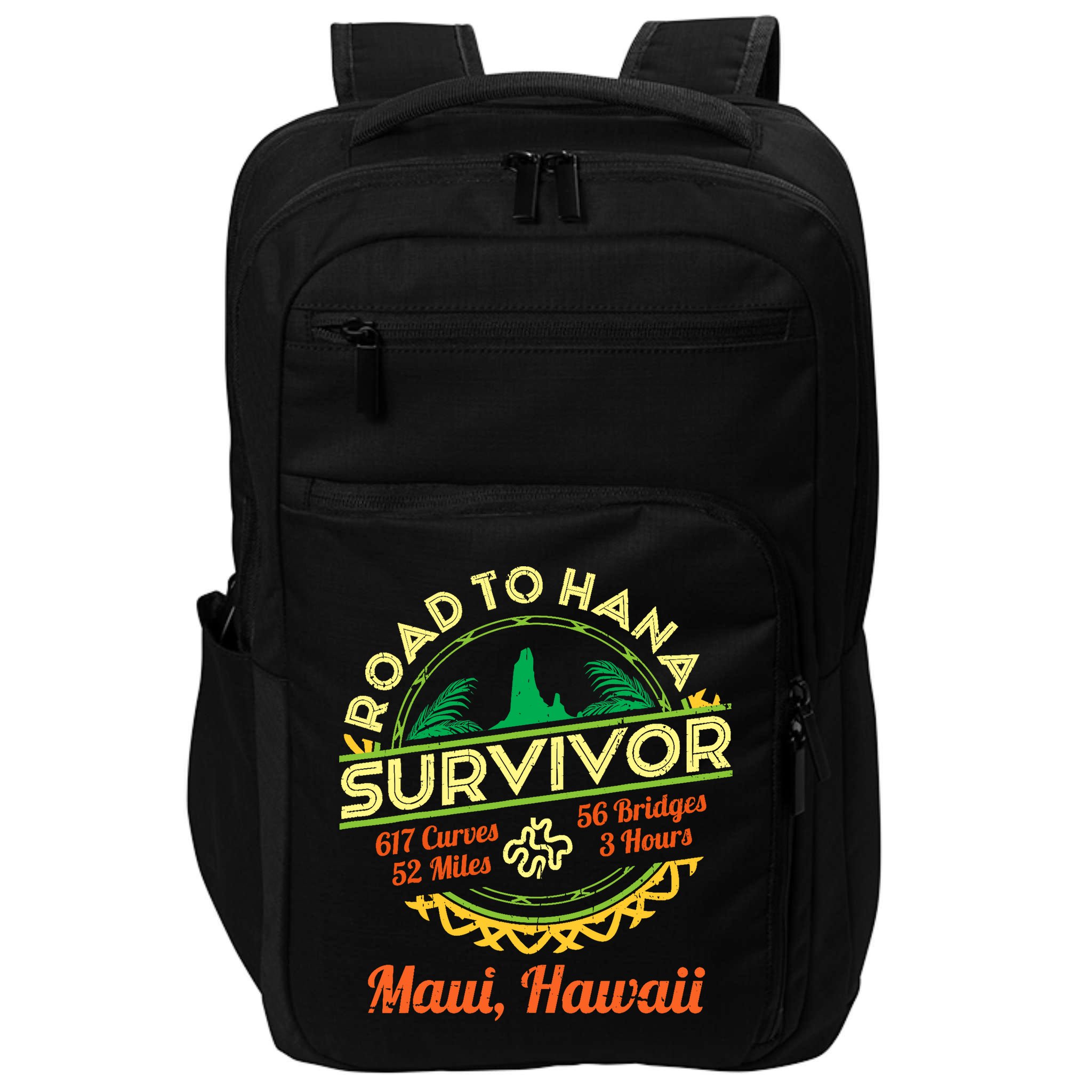 Rjc Road To Hana Survivor Maui Hawaii Trip Adventure Impact Tech Backpack
