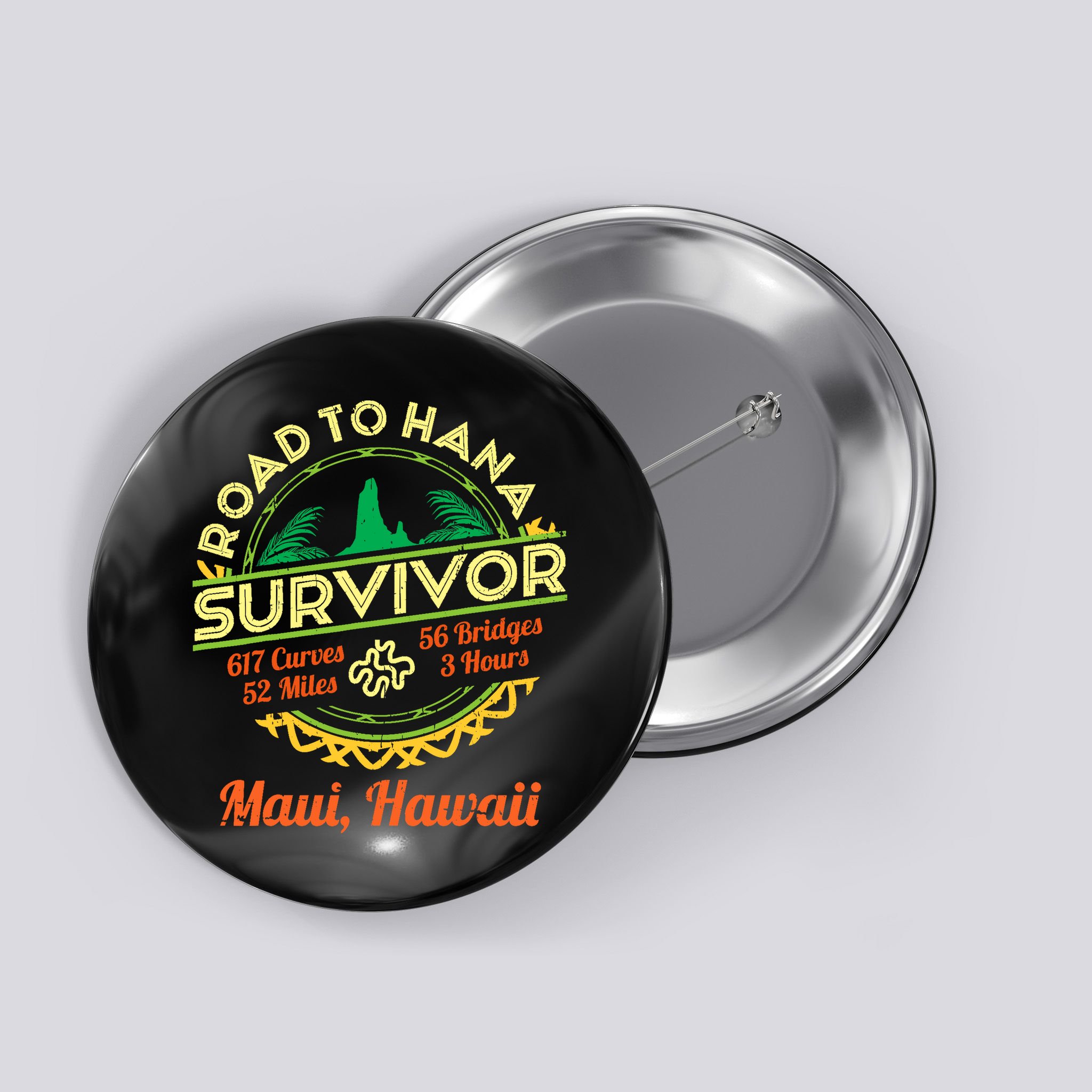Rjc Road To Hana Survivor Maui Hawaii Trip Adventure Button