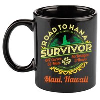 Rjc Road To Hana Survivor Maui Hawaii Trip Adventure 11oz C Handle Ceramic Mug