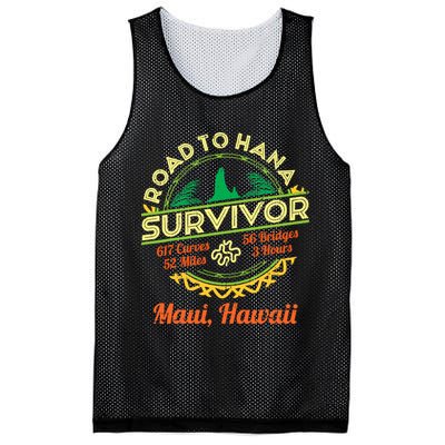 Rjc Road To Hana Survivor Maui Hawaii Trip Adventure Mesh Reversible Basketball Jersey Tank