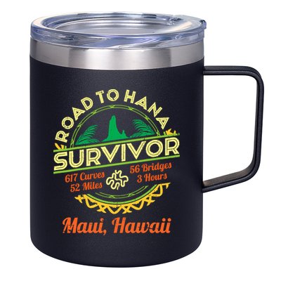 Rjc Road To Hana Survivor Maui Hawaii Trip Adventure 12oz Stainless Steel Coffee Mug