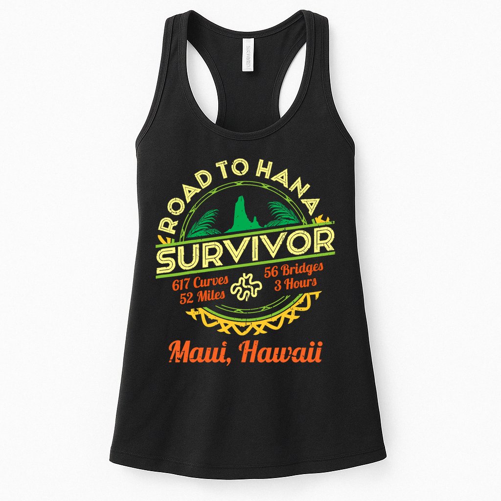 Rjc Road To Hana Survivor Maui Hawaii Trip Adventure Womens Tank Top