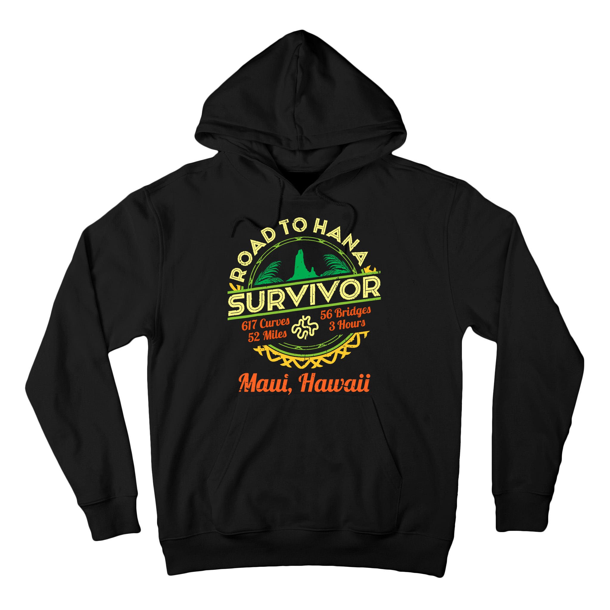Rjc Road To Hana Survivor Maui Hawaii Trip Adventure Tall Hoodie