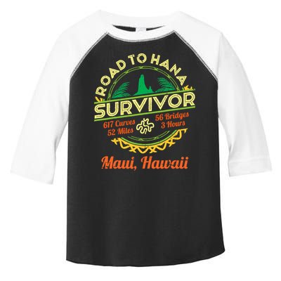 Rjc Road To Hana Survivor Maui Hawaii Trip Adventure Toddler Fine Jersey T-Shirt