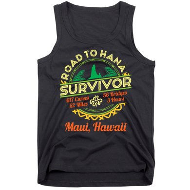 Rjc Road To Hana Survivor Maui Hawaii Trip Adventure Tank Top