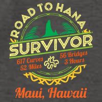 Rjc Road To Hana Survivor Maui Hawaii Trip Adventure Vector Backpack