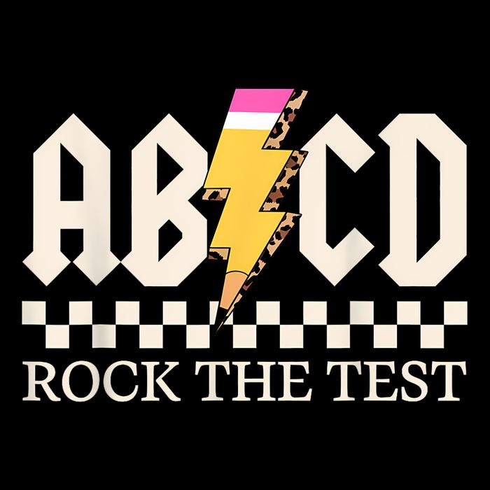  Rock Rock The Test ABCD Testing Day Mousepad