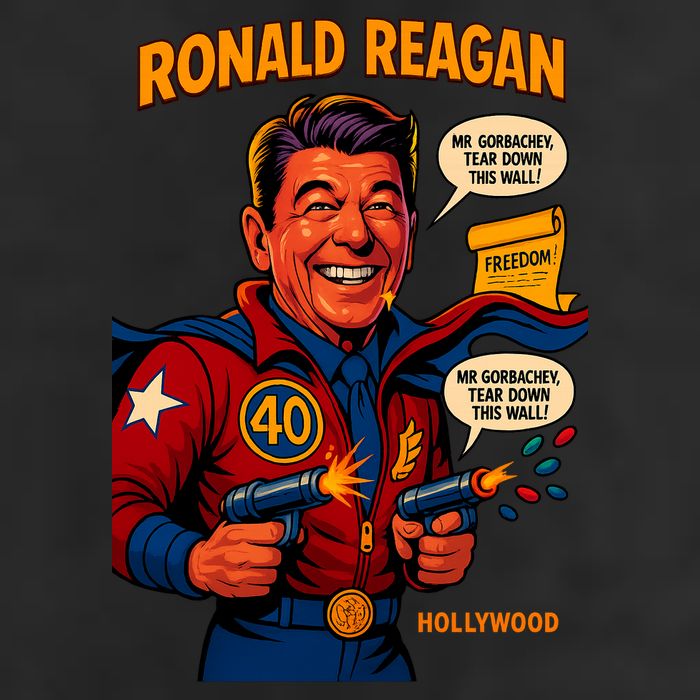 Ronald Reagan The Presidential Chronicles Cool Comfort Performance Bucket Hat