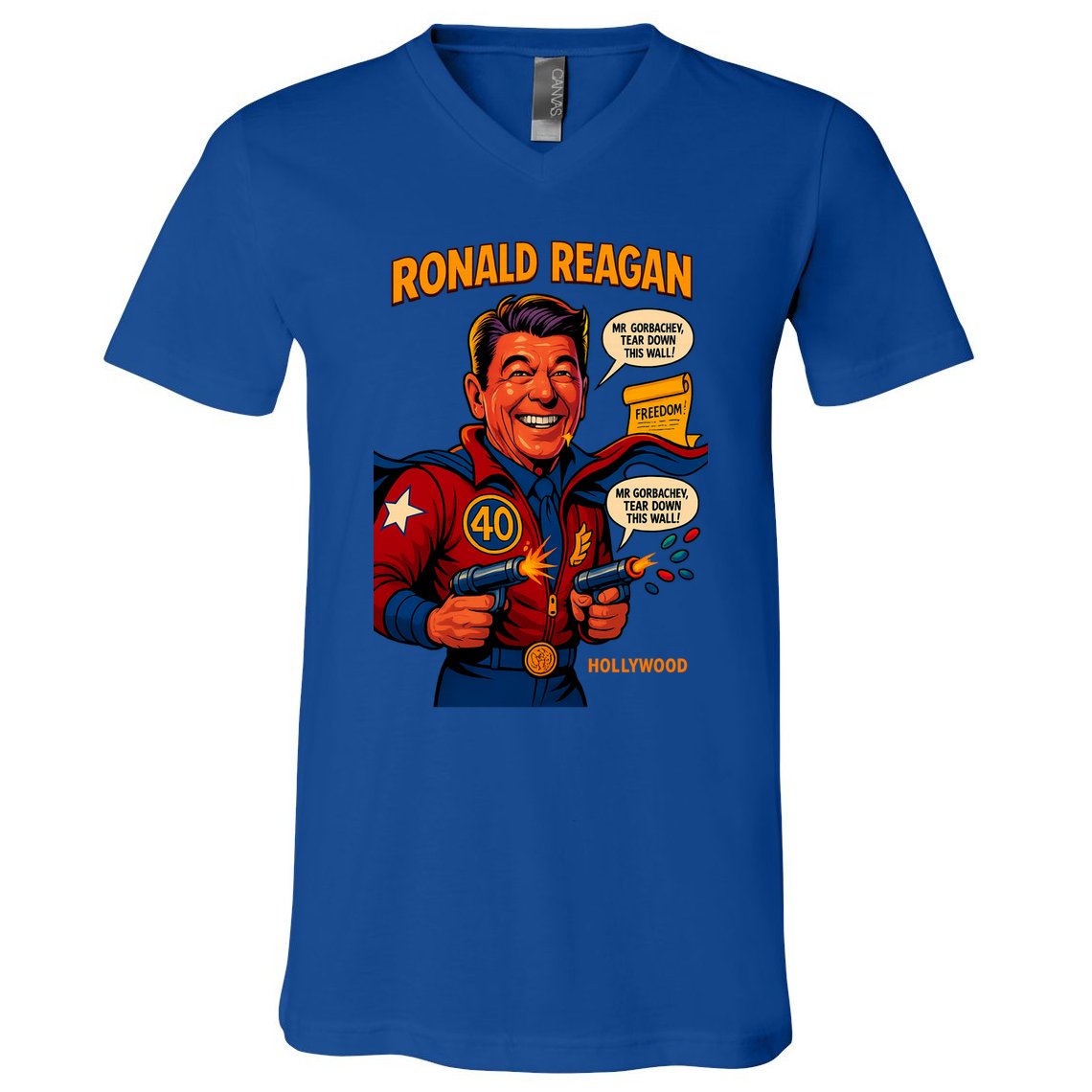 Ronald Reagan The Presidential Chronicles V-Neck T-Shirt