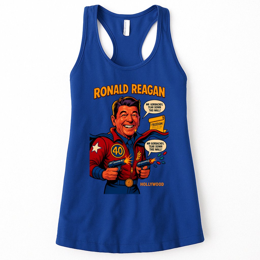 Ronald Reagan The Presidential Chronicles Womens Tank Top
