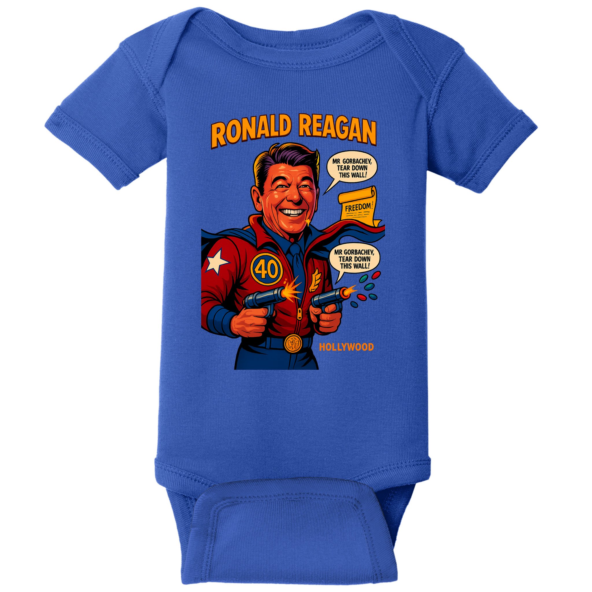 Ronald Reagan The Presidential Chronicles Baby Bodysuit