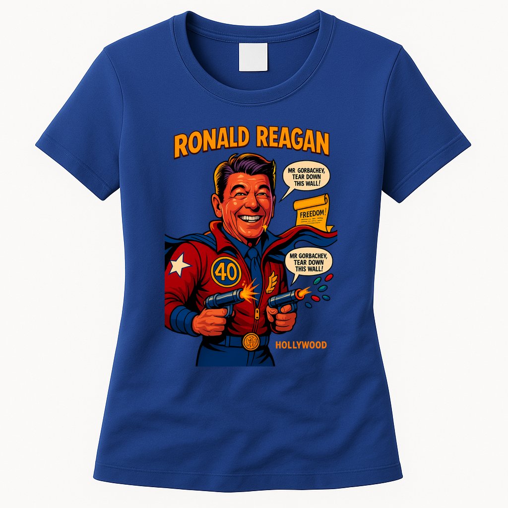 Ronald Reagan The Presidential Chronicles Womens T-Shirt