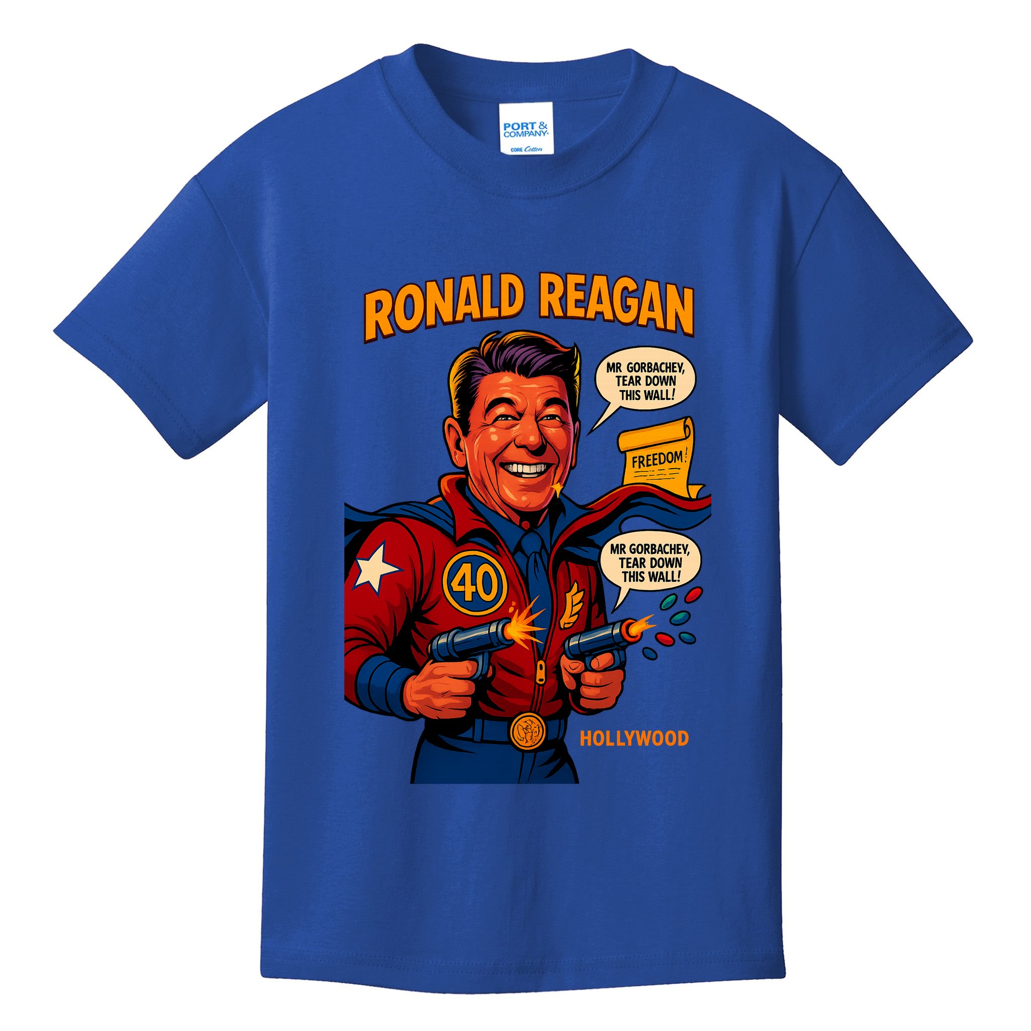 Ronald Reagan The Presidential Chronicles Kids T-Shirt