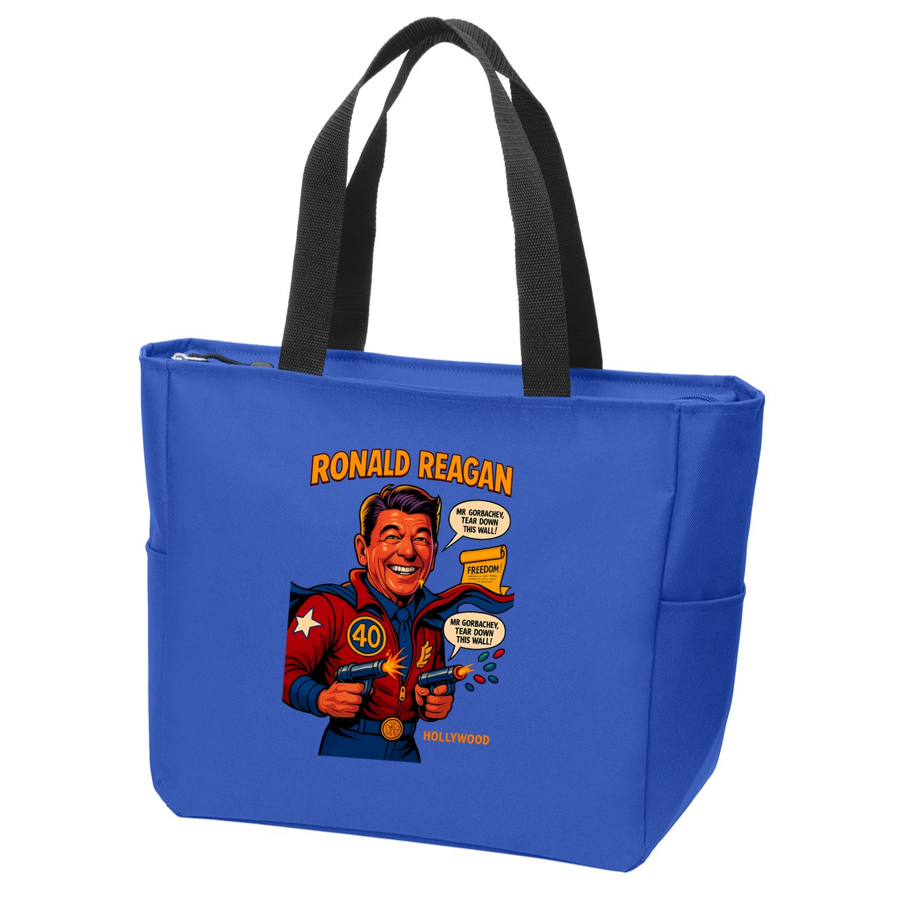 Ronald Reagan The Presidential Chronicles Zip Tote Bag