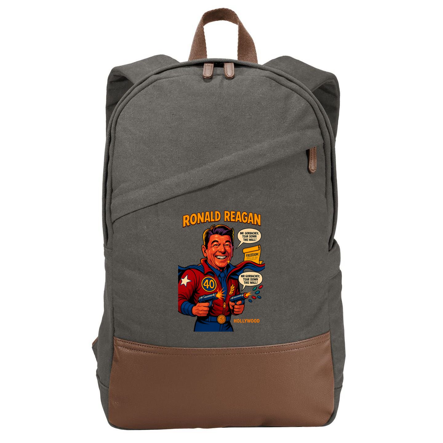 Ronald Reagan The Presidential Chronicles Cotton Canvas Backpack