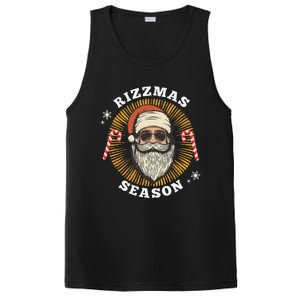 Retro Rizz The Season Funny Santa Clause Rizzler PosiCharge Competitor Tank